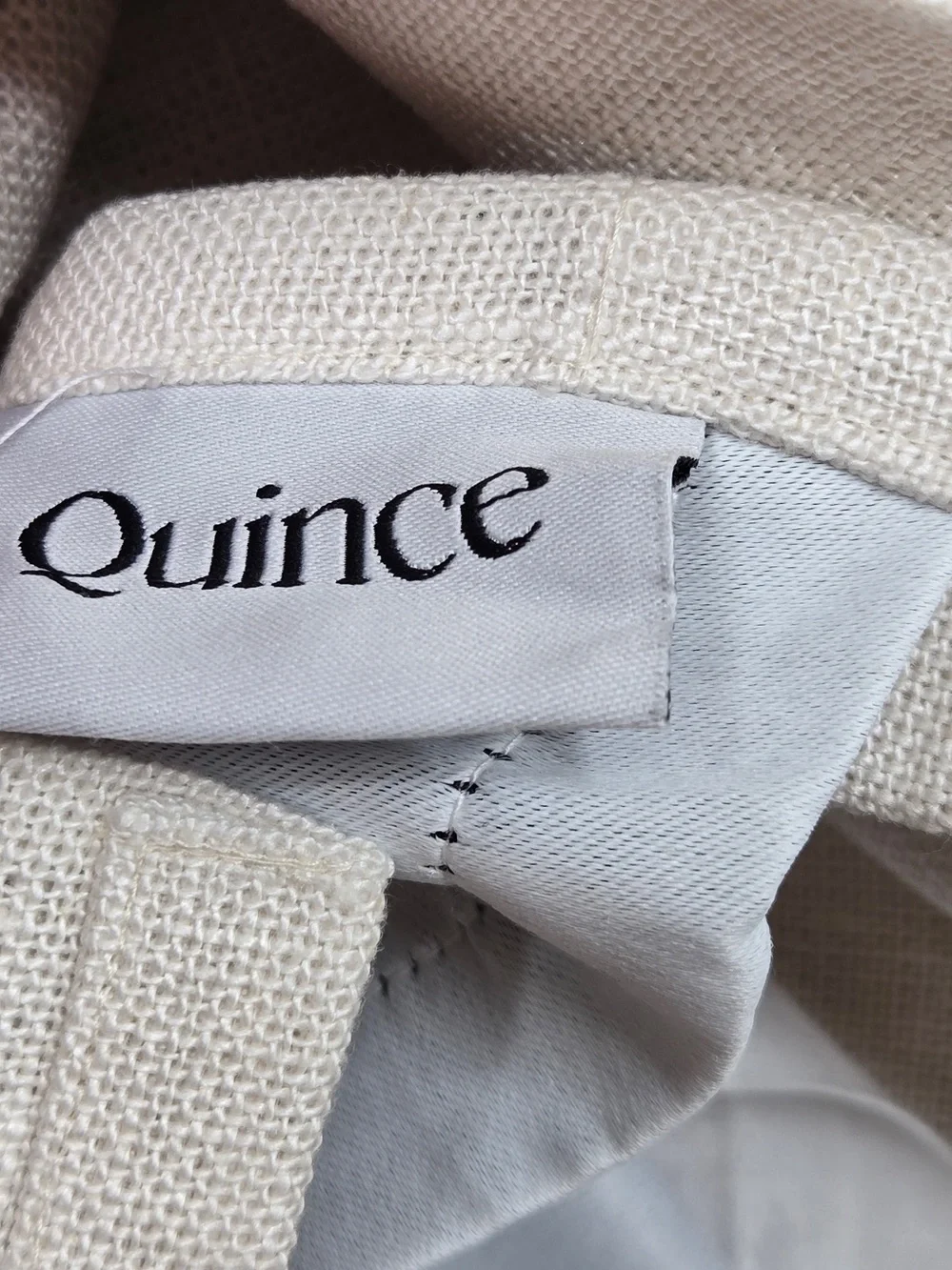 NWT QUINCE Set 2 48x108 Heavyweight European Linen Room Darkening Curtain 0225